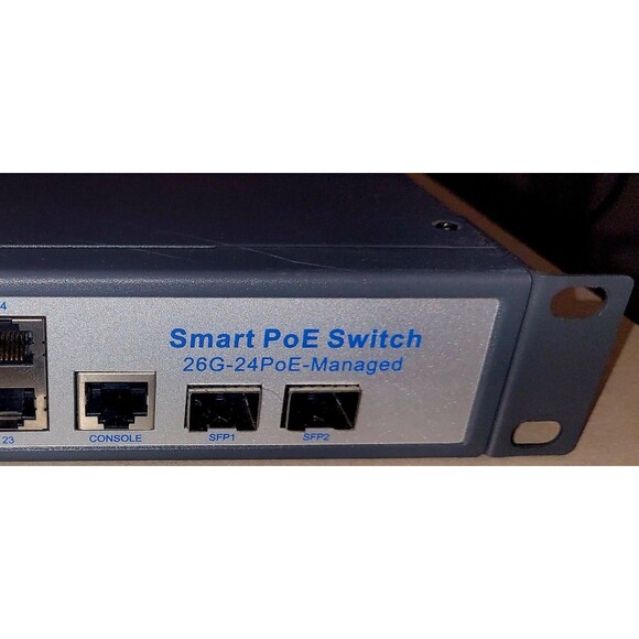 ICRealtime ICR-26G-24POE-Managed 24 Port 10/100/1000 Ethernet PoE Switch i982 - Picture 3 of 3